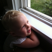 child gazing